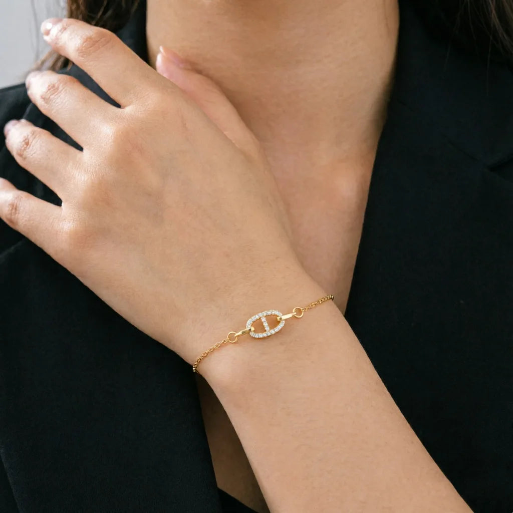 Necklace Women's Niche Design Light Luxury High Sense Does Not Fade Simple Collarbone Chain Accessories