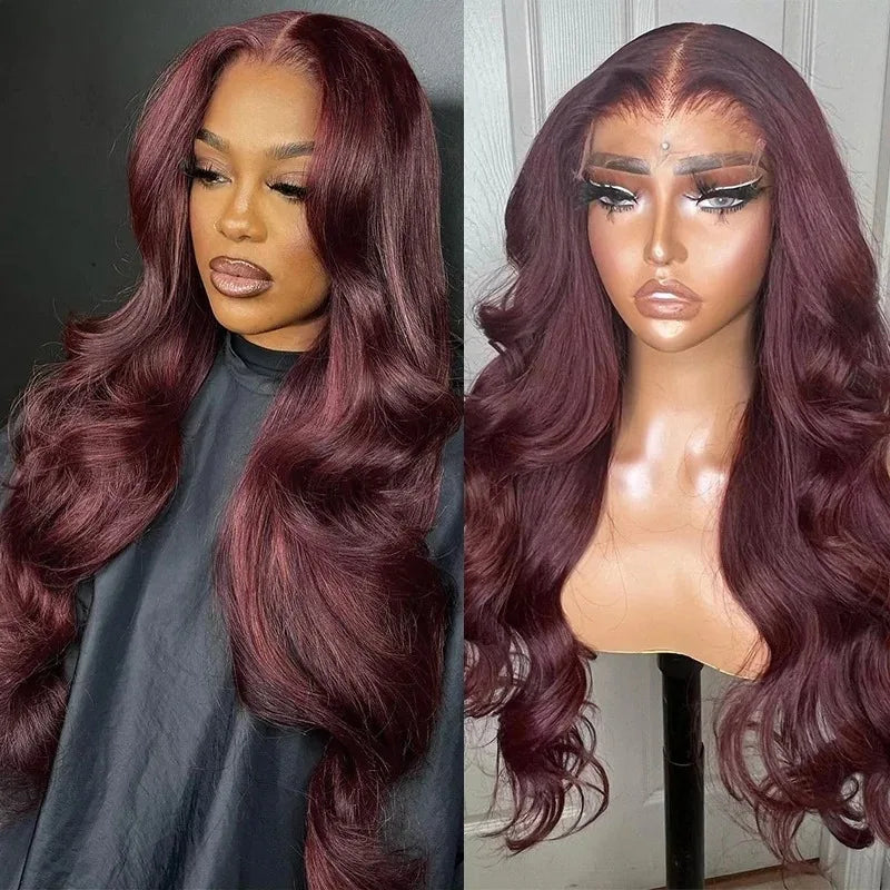 Ombre Ash Blonde With Dark Roots Natural Wave Hair Synthetic Lace Front Wig 13x4 HD for Women Easy to Wear Daily Cosplay Wig