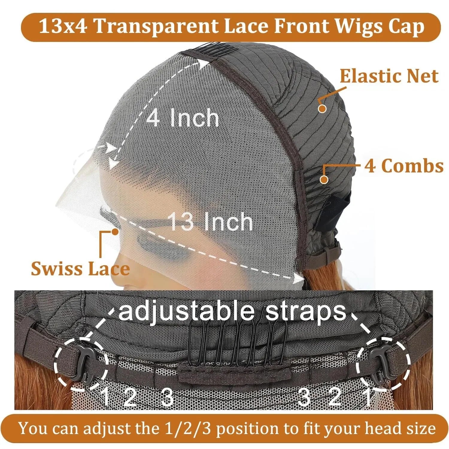 Ombre Brown 1B/4 Bob Wig Human Hair 13x4 HD Lace Front Wig for Black Woman 10 Inch Glueless Pre Plucked Short Straight Bob Wigs