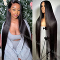 HD Lace Front Human Hair Wigs Straight 13x4 13x6 Transparent Lace Frontal Human Hair Wigs 38 40 Inch HD Lace Wigs For Women