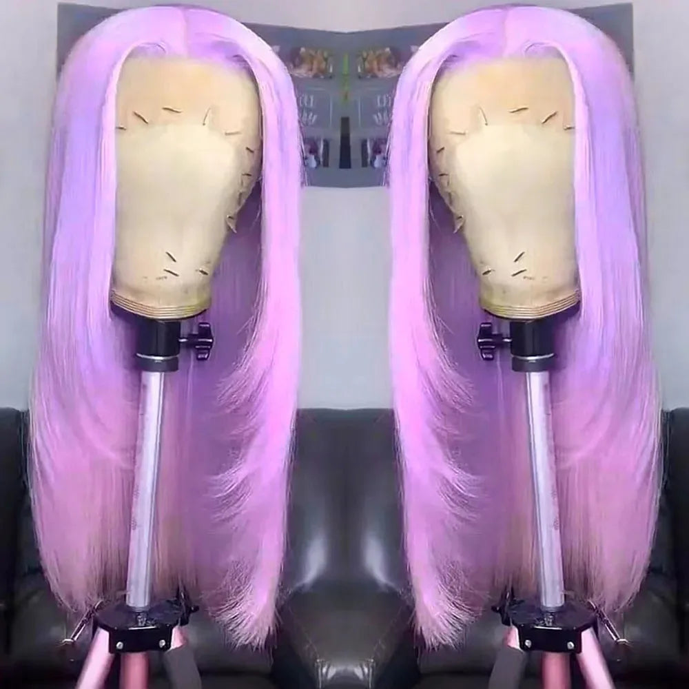 Layered Lace Front Wig White Wig 13x4 HD Lace Glueless Pre Plucked Heat Resistant Fiber For Women On Clearance Sale Cosplay