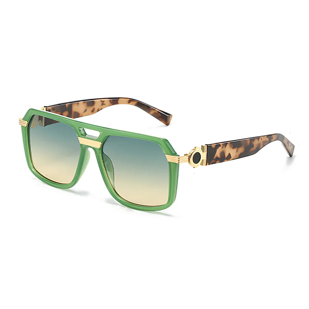 2025 Sunglasses for Women Fashionable Square Frame Glasses with Golden Decorative Legs and Exquisite Design for Women Glasses