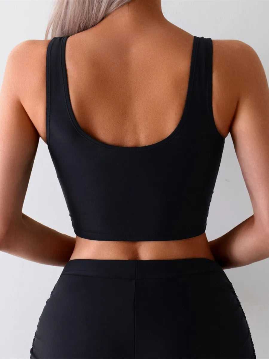 Sexy Bikini Swimwear Women 2026 Woman Swimsuits Two-Piece Swimsuit Solid Color Swimming Suit Beachwear Bath Suits Mujer Monokini