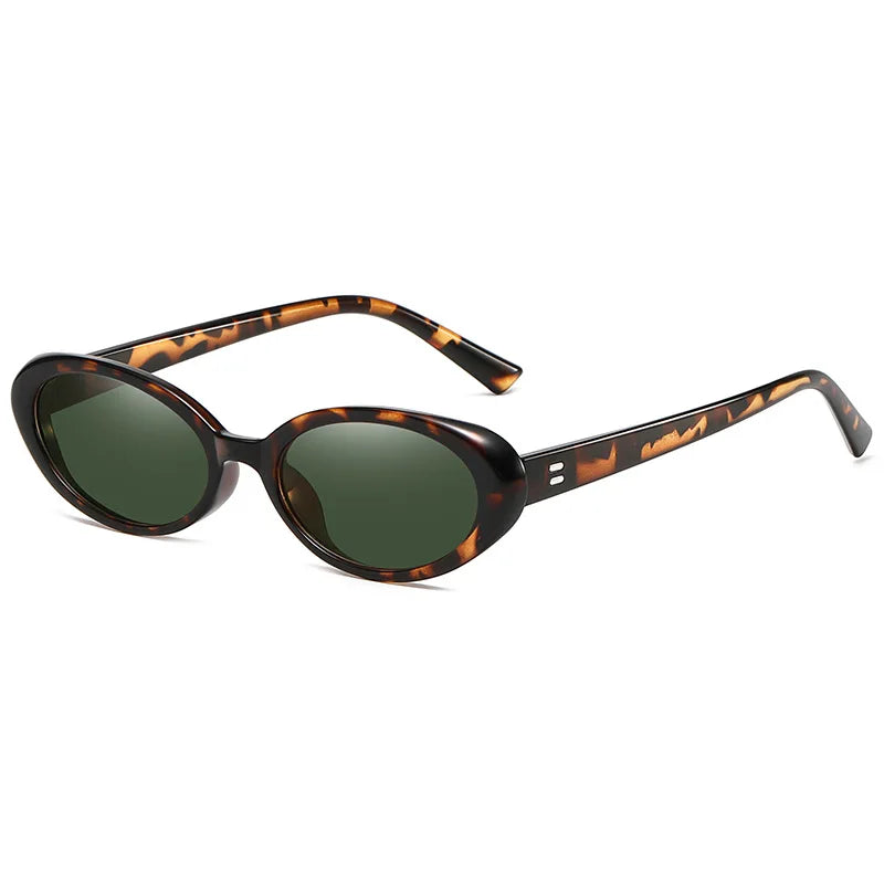 Small Oval Sunglasses for Women's Vintage Design Sun Glasses Shades Female Sexy Retro Punk Men Sunglass Outdoor Trendy Eyewear