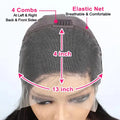 99J Burgundy Bob Wig 13x4 Lace Front Short Wigs 200%Density Straight HD Transparent Lace Frontal Wig Pre Plucked Human Hair 100%